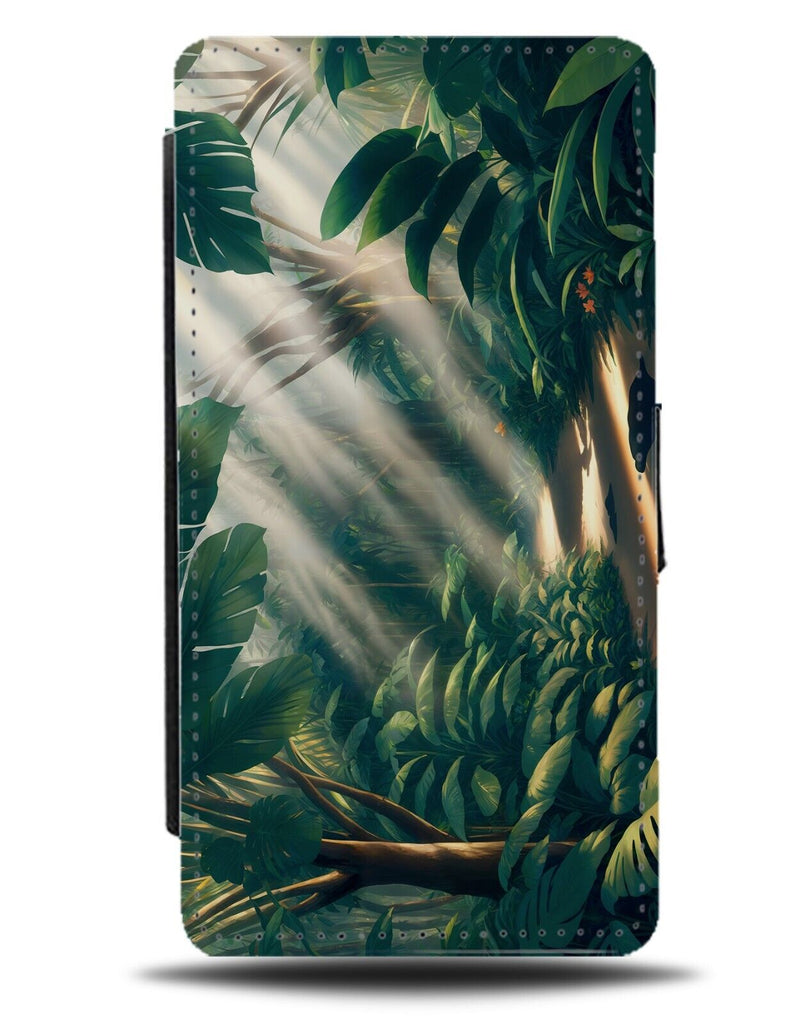 Jungle Floor Flip Wallet Case Cartoon Jungles Rainforest Rain Forrest Tree DH53
