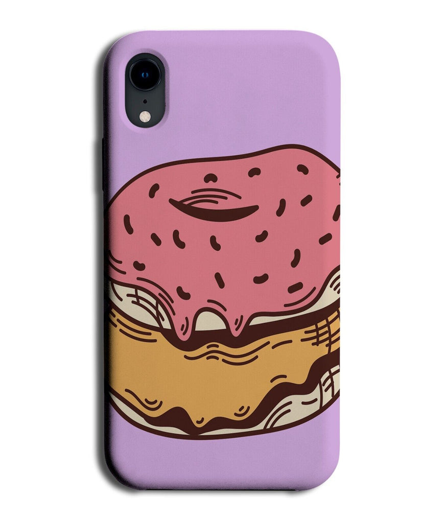 Dripping Strawberry Doughnut Phone Case Cover Doughnuts Flavoured Design Q292