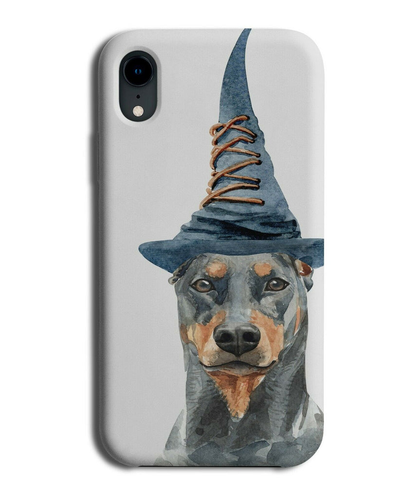 Dobermann Phone Case Cover Dog Wizard Hat Magic Magician Witch K551