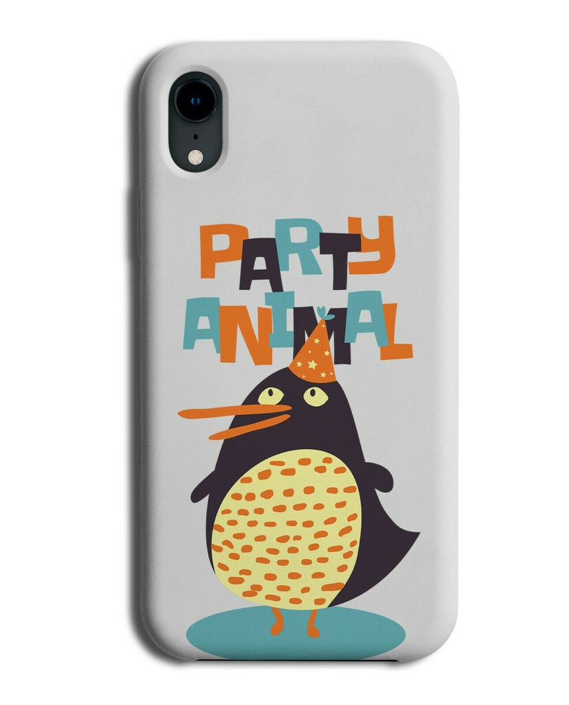 Party Penguin Phone Case Cover Raving Dancing Penguins Pun Birthday Animal E211
