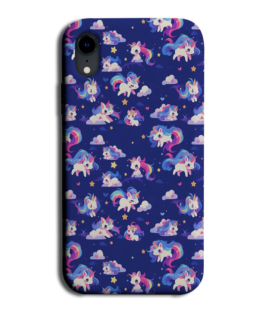 Little Girls Fantasy Unicorn Pony Pattern Phone Case Cover Ponies My Sky CC22
