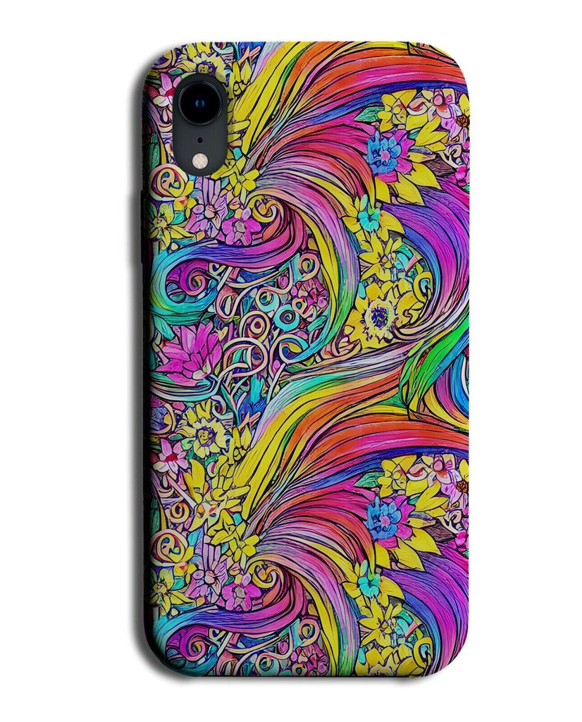Vibrant Colourful Retro Pattern Phone Case Cover Floral Flowers Multicolour BC15