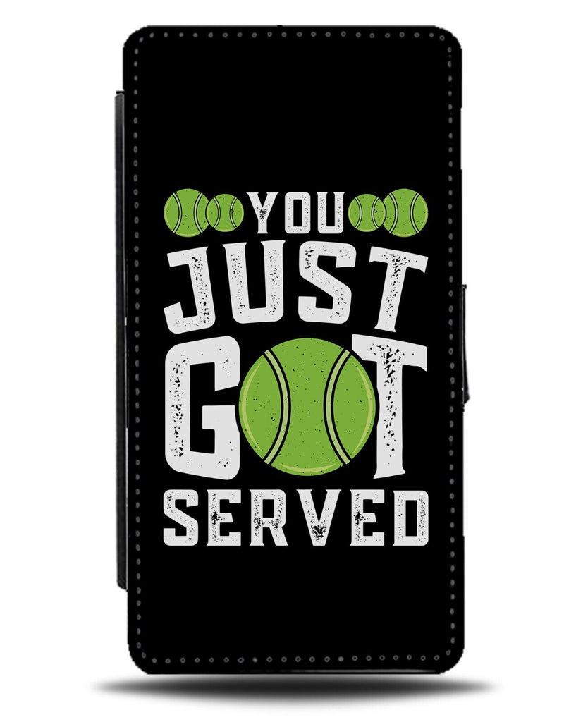 Funny Tennis Player Flip Wallet Case Tennises Novelty Quote Phrase LOL DG50