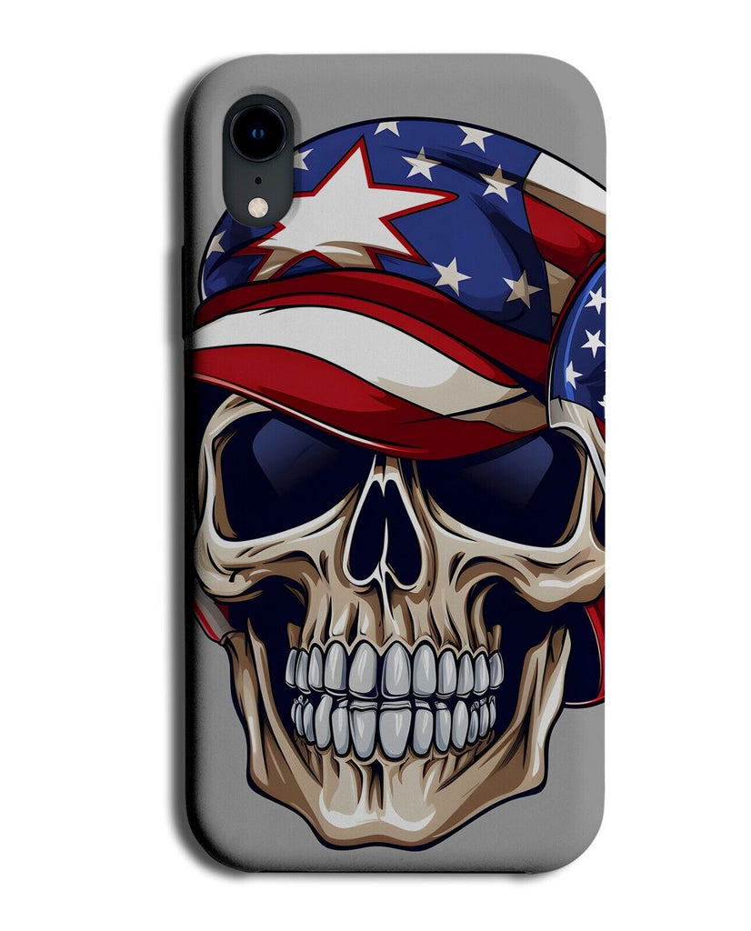 Skeleton American Patriot Phone Case Cover Patriotic America Flag Symbol AB85