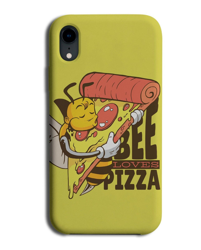 Bee Pizza Cartoon Phone Case Cover Funny Bumblebee Bees Wasp Wasps Kiss K063