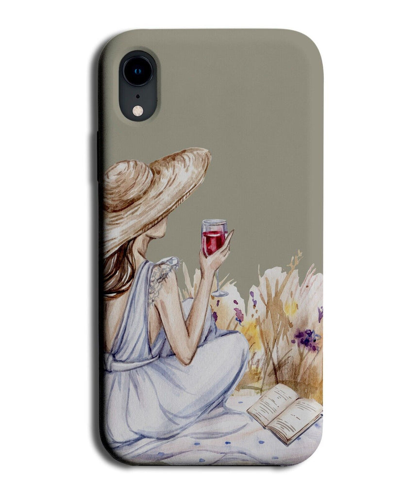 Summer Picnic Phone Case Cover Field Spring Nature Sketchbook Woman Girls P344