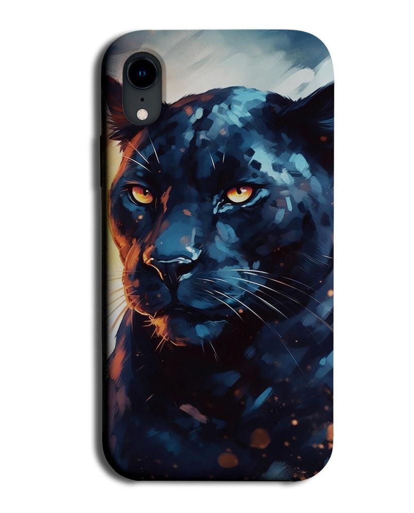 Black Panther Face Painting Print Phone Case Cover Animal Leopard Head Wild DC25