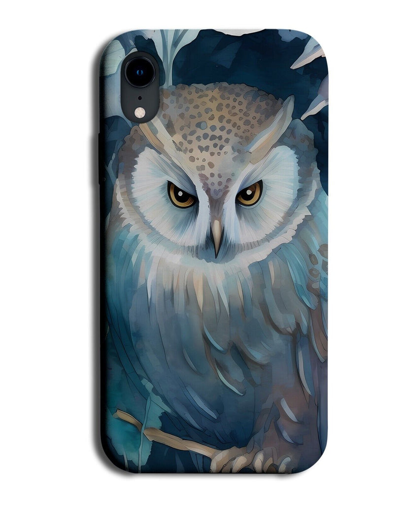 Funny Angry Owl Face Phone Case Cover Owls Frowning Anger Moody Frown Eyes CU73