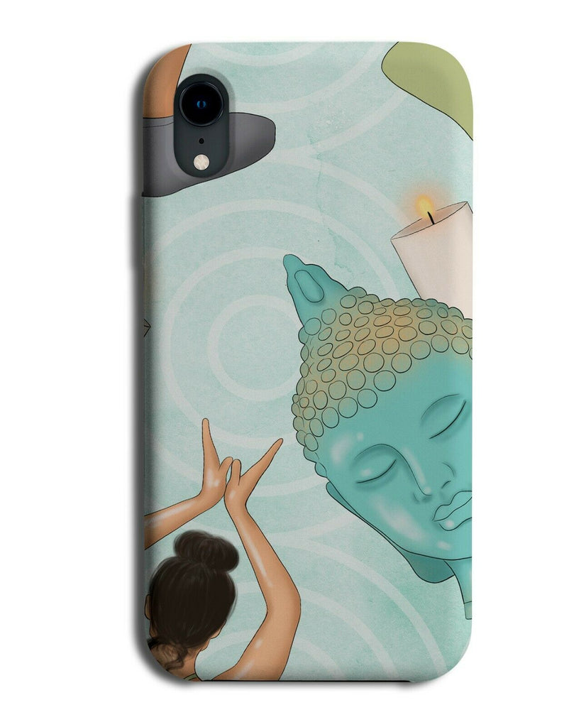 Yoga Poses Phone Case Cover Pose Posing Candles Candle Buddha Buddhas Gift G785