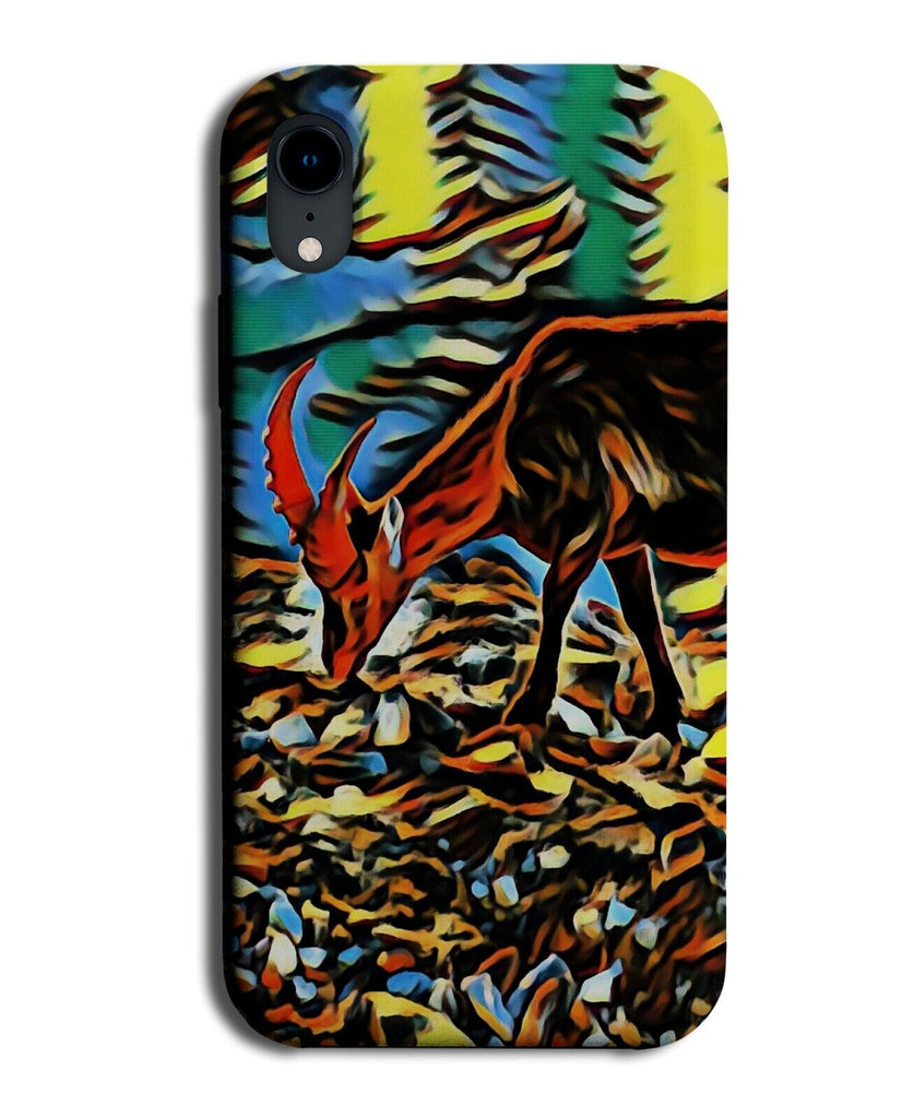 Abstract Gazelle Artwork Painting Phone Case Cover Ibex Ibex's Colourful Q925