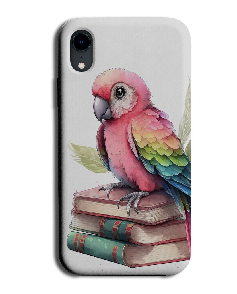 Pink Parrot Phone Case Cover Books Book Parrots Gir Girls Girly Exotic Bird DF12