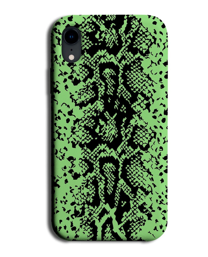 Mint Green Snake Skin Phone Case Cover Snakes Scales Markings Print Reptile CP72
