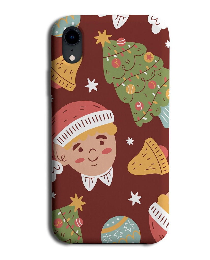 Elf Kid Pattern Phone Case Cover Patterned Kids Child Christmas Tree Elves N674