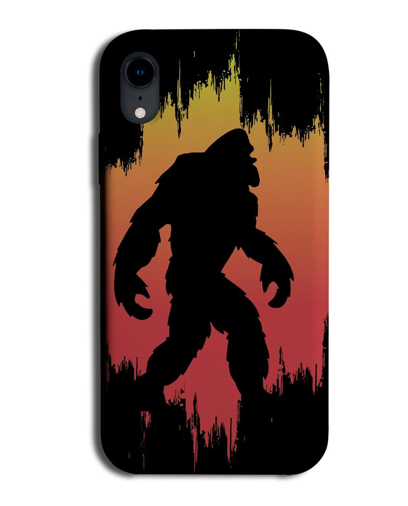 Big Foot Silhouette Phone Case Cover Bigfoot Monster Shape Yeti Conspiracy Q533