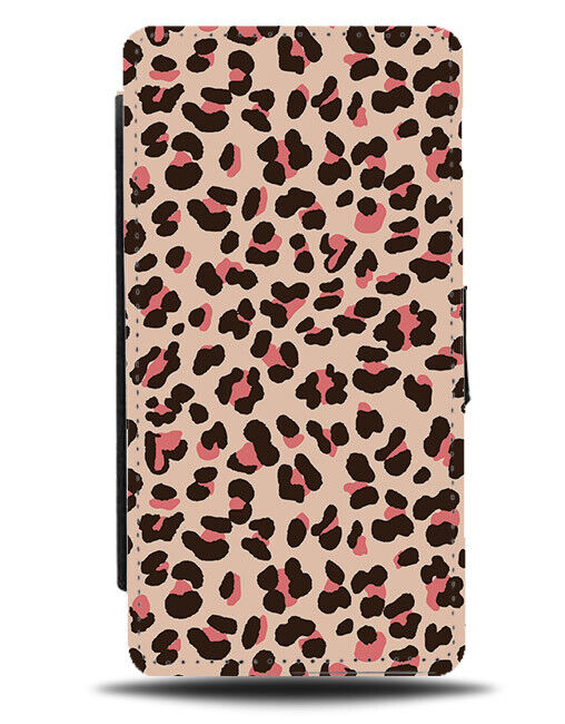 Pink Leopard Print Flip Wallet Case Leopards Skin Spot Spots Animal Dots N547