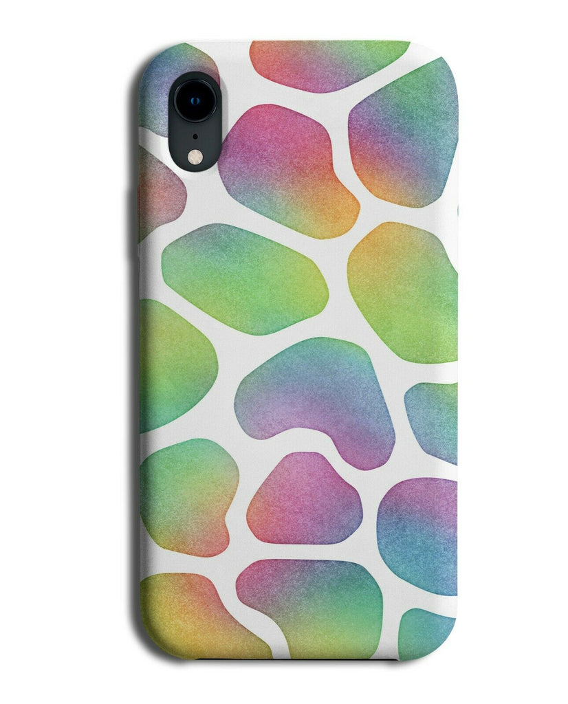 Rainbow Cow Spots Phone Case Cover Cows Print Pattern Colourful Wavy Design F804