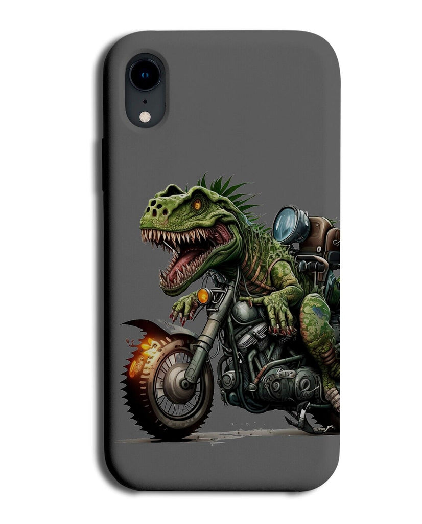 The Biker Dinosaur Phone Case Cover Biking Motorbike Motorbikes Rider AJ73