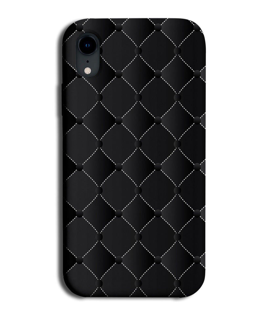 Black Diamond Chequered Pattern Phone Case Cover Design Cheques Checks CJ56