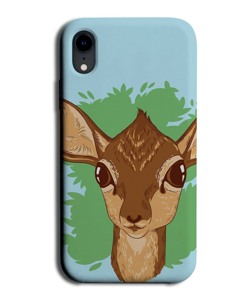 Dik Dik Cartoon Phone Case Cover Animal Head Face Deer Deers Dikdik Dik-Dik P676
