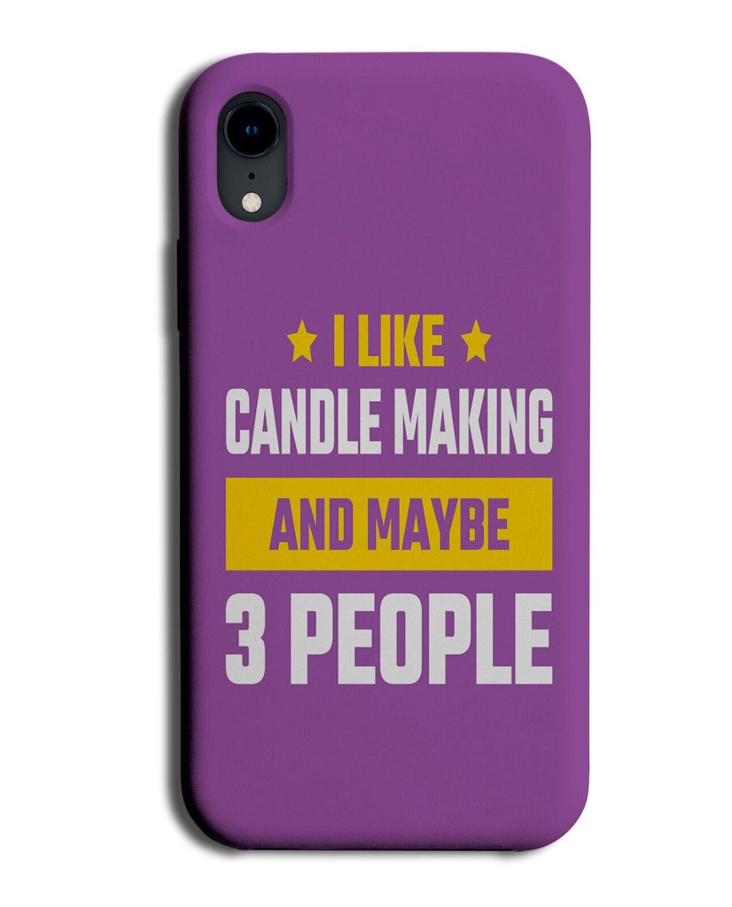 Funny Candle Making Phone Case Cover Maker Make Candles Gift Present Hobby P272