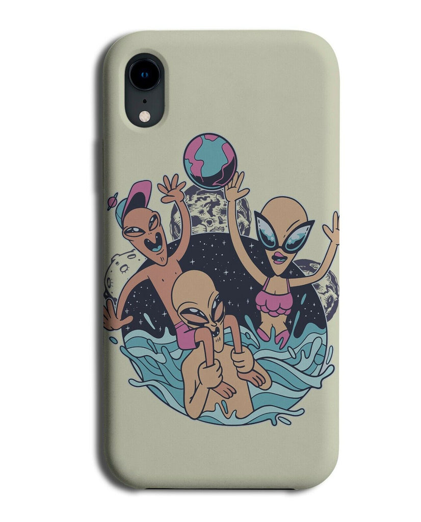 Hot Tub Alien Party Phone Case Cover Funny Aliens Hottub Bath Swimming Pool i932