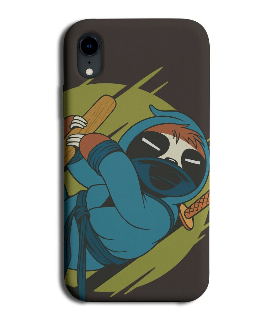 Funny Ninja Sloth Phone Case Cover Sloths Ninjas Secret Agent Warrior K283