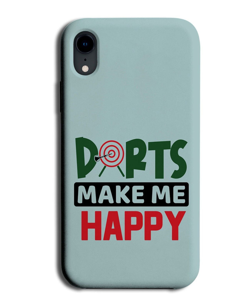 Baby Blue Darts Make Me Happy Phone Case Cover Mens Funny Boys Quote Phrase AI37
