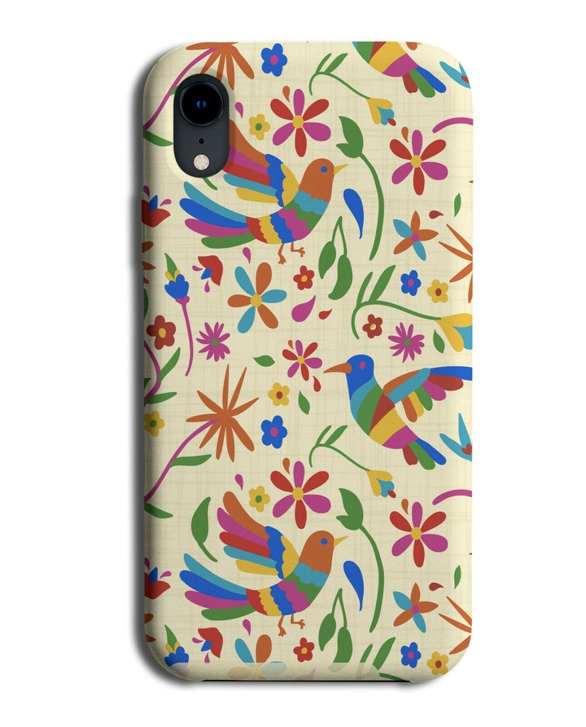 Colourful Russian Birds Tribal Floral Pattern Phone Case Cover Bird Flowery E553