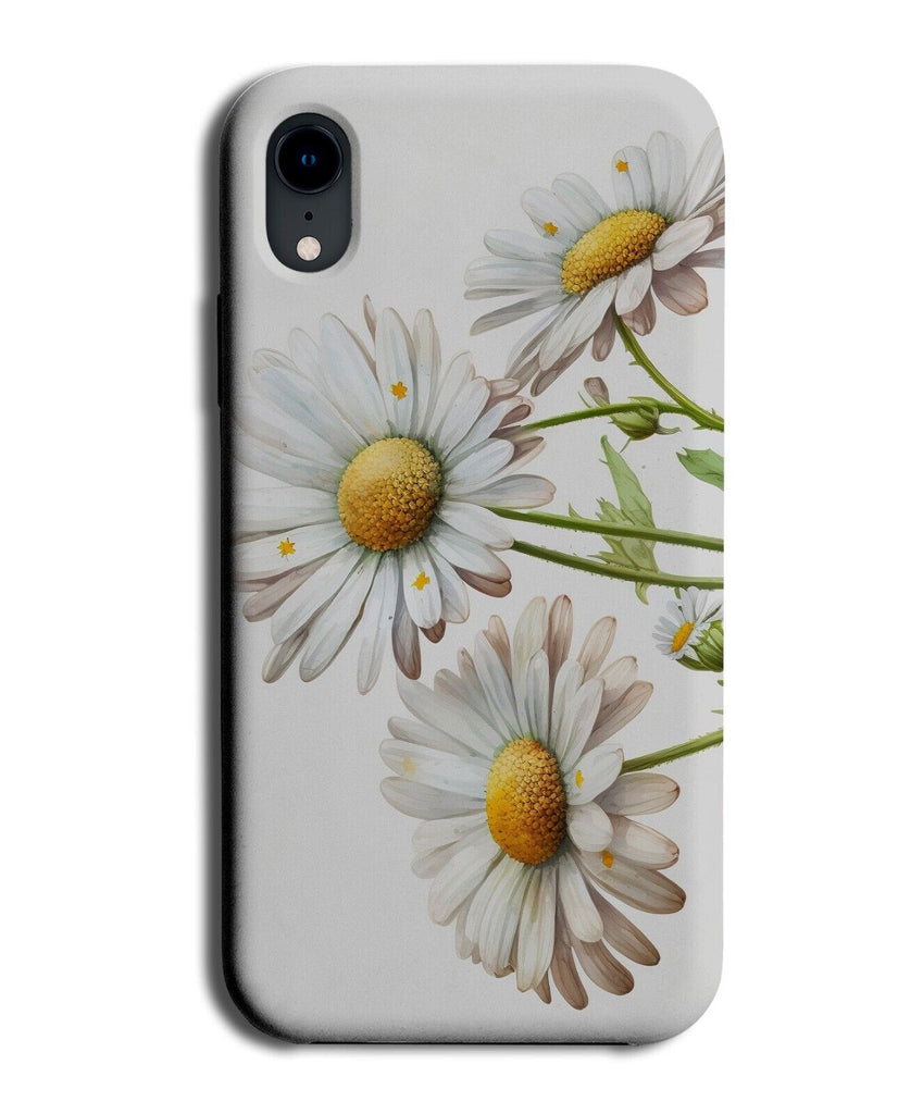 Watercolour Daisy Flowers Phone Case Cover Flower Floral Daisies Petals Q464C