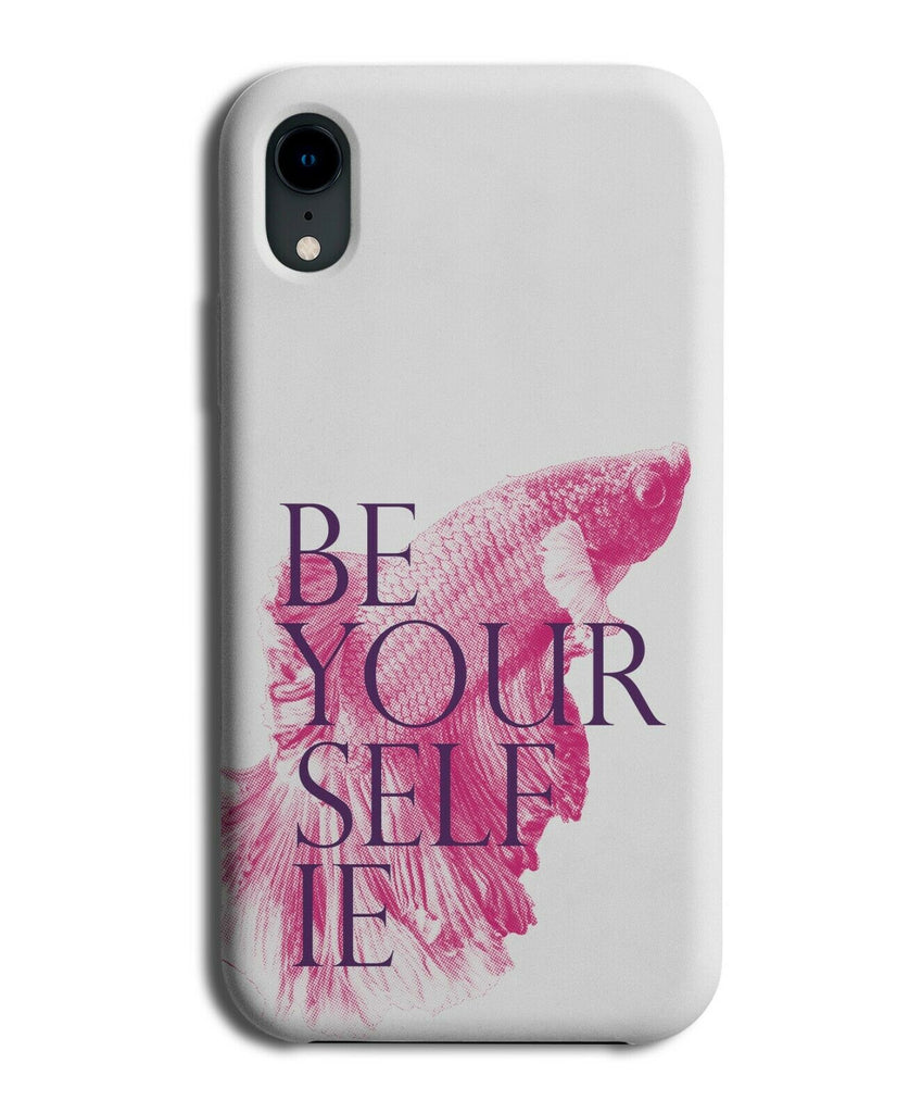 Be Your Selfie Phone Case Cover Samurai Fighting Fish Psychedelic Design E451