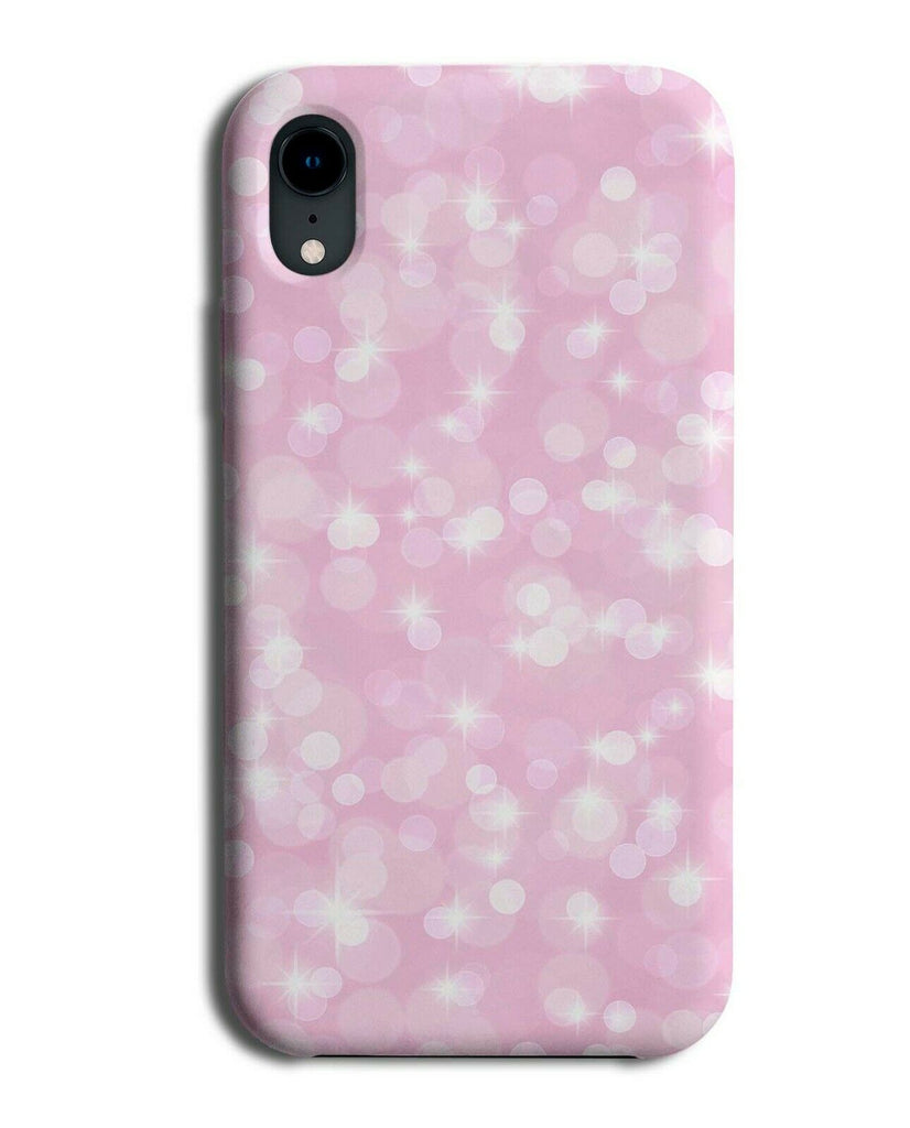 Pink Twinkly Print Colour Picture Phone Case Cover Hot Pink Star Stars F546