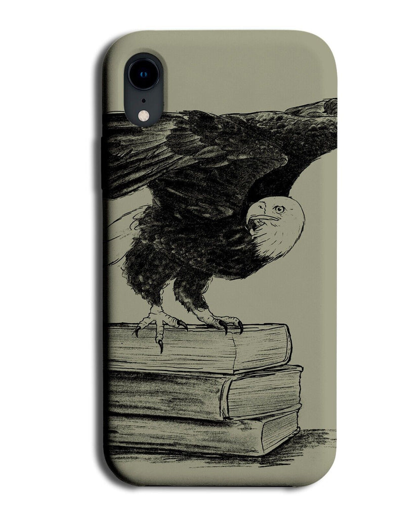 Hawk Books Student Phone Case Cover Book Study Studying Hawks Eagle Eagles P437