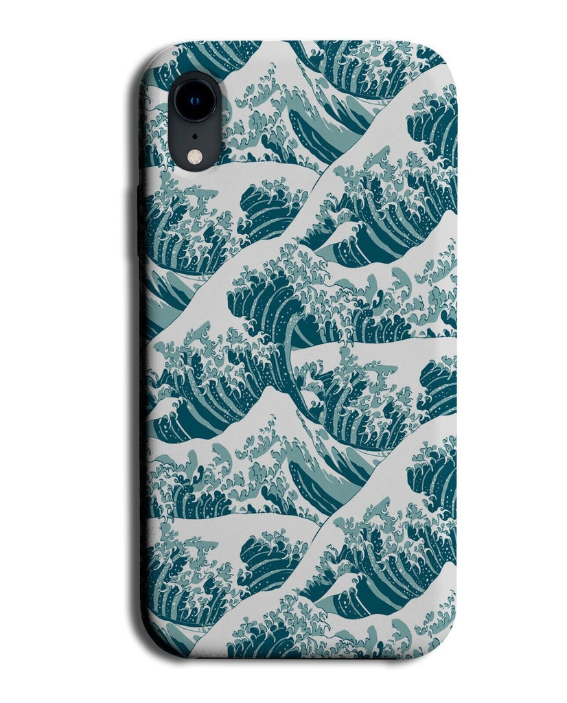 Japanese Waves Phone Case Cover Wave Japan Anime Cartoon Tide Ocean Sea AS82