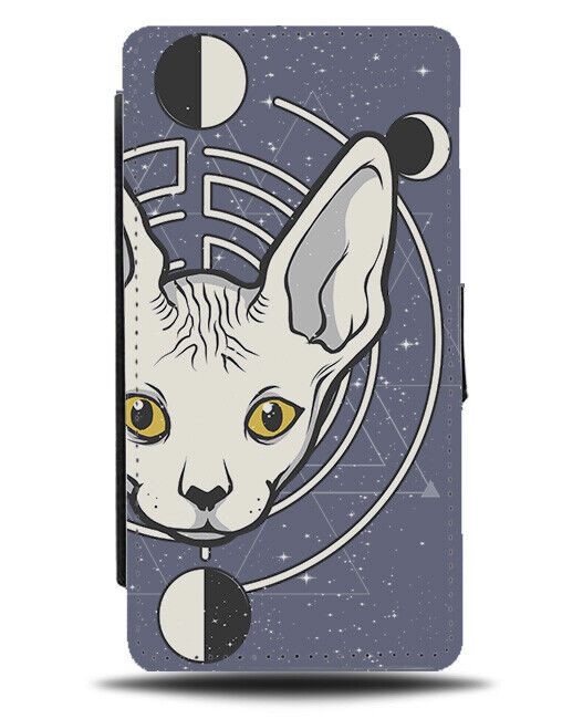 Space Cat Phone Cover Case Planets Cats Sphynx Cartoon Face Solar System J117