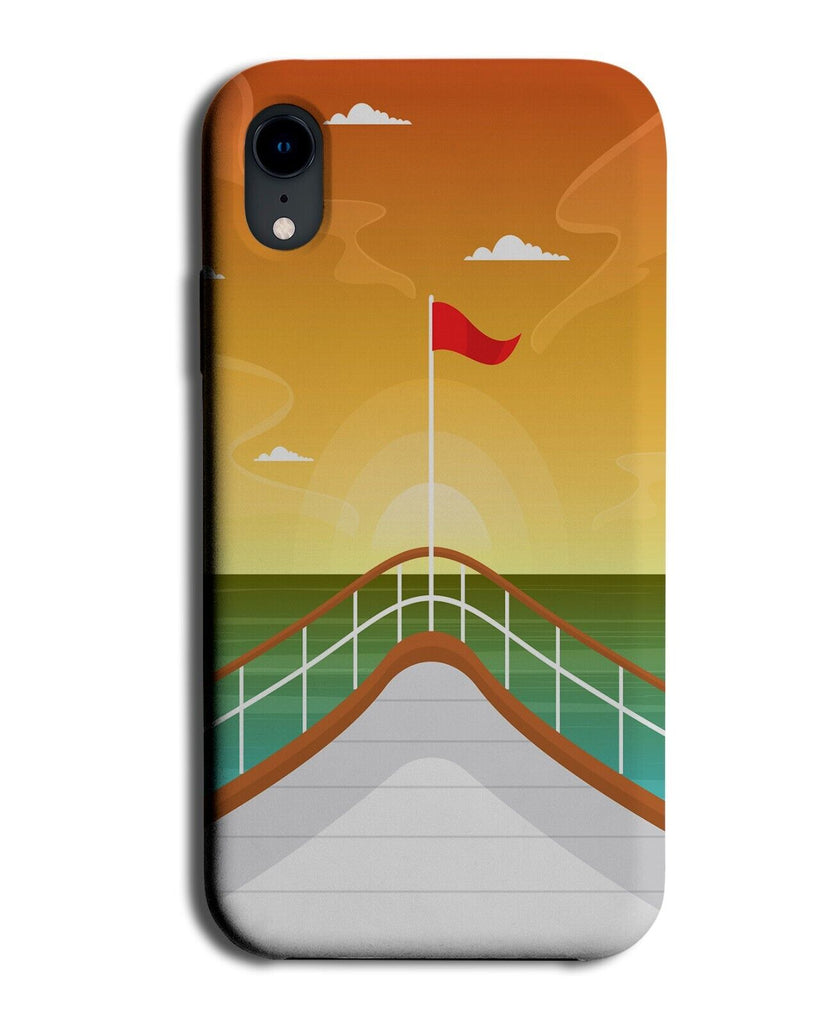 Front Of Deck Of Yacht Phone Case Cover Cruise Ship The Boat On Bow Sail CR43