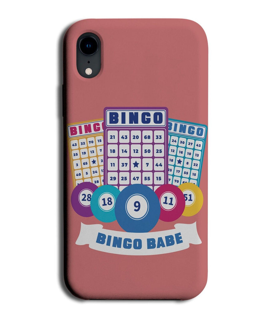 Bingo Cards Game Phone Case Cover Gift Present Ball Balls Card Playing Pink P510