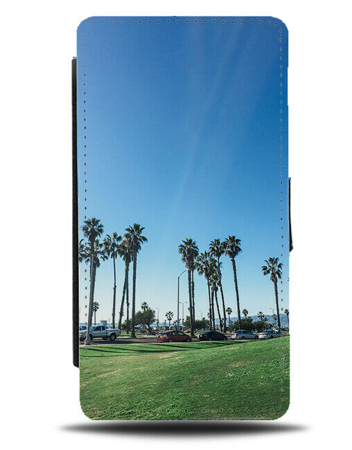 Venice Beach Palm Trees Flip Wallet Case Beaches Tree Picture Image G915