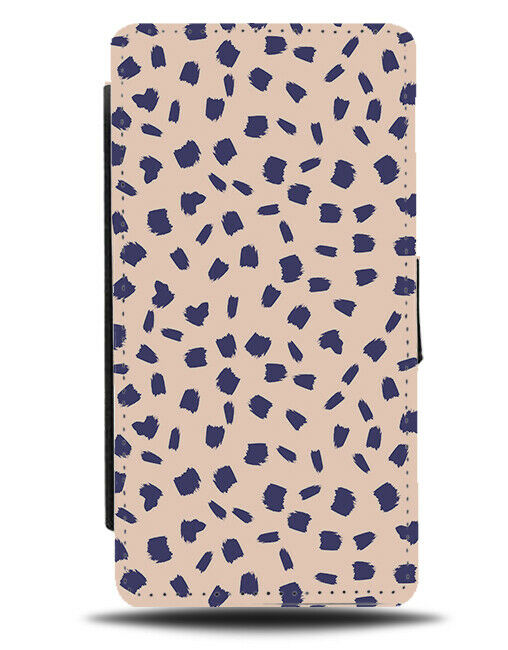 Abstract Animal Spots Flip Wallet Case Dots Dotted Design Dot Wild Nature H352
