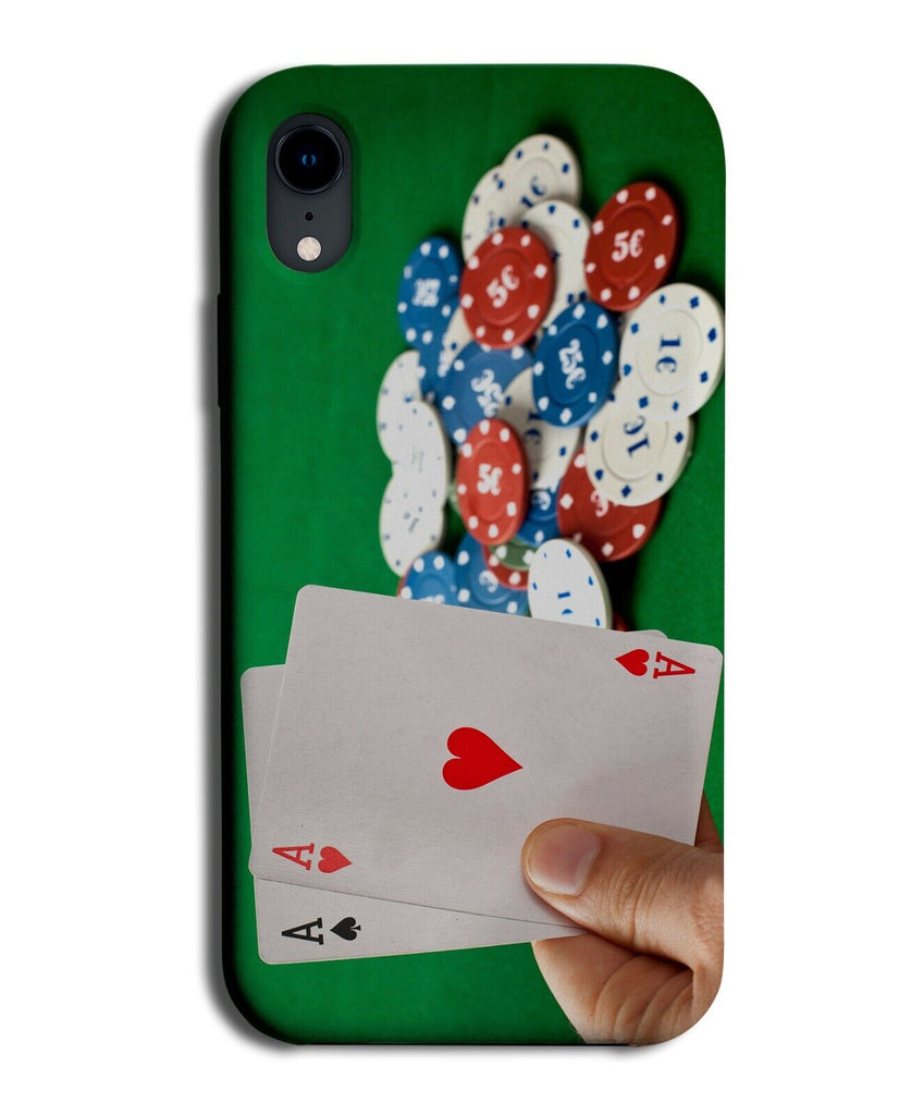 Pair Of Aces In Poker Phone Case Cover Chips Chip Player Ace Hand Photo LP38