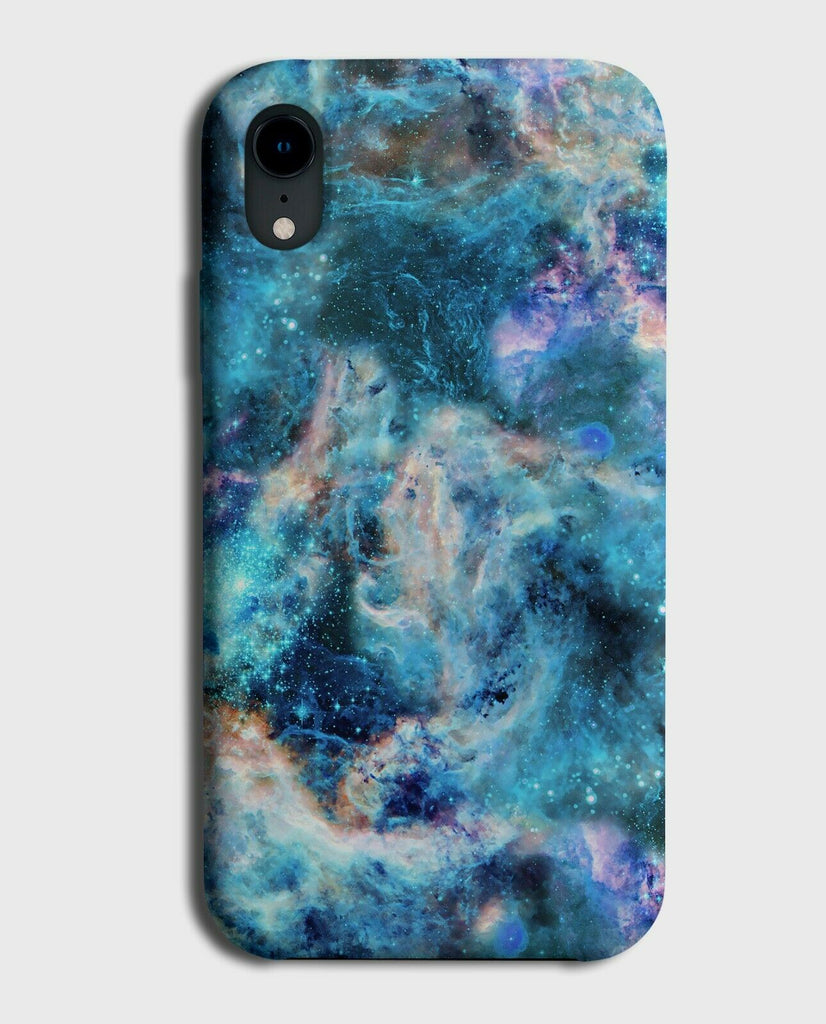 Turquoise Blue and Green Space Pattern Design Phone Case Cover G374