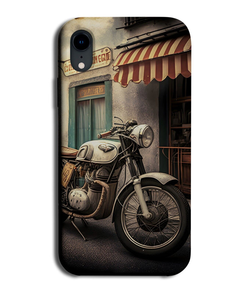 Biker Phone Case Cover Old School Motorbike Photo Motorbikes Photograph CL67