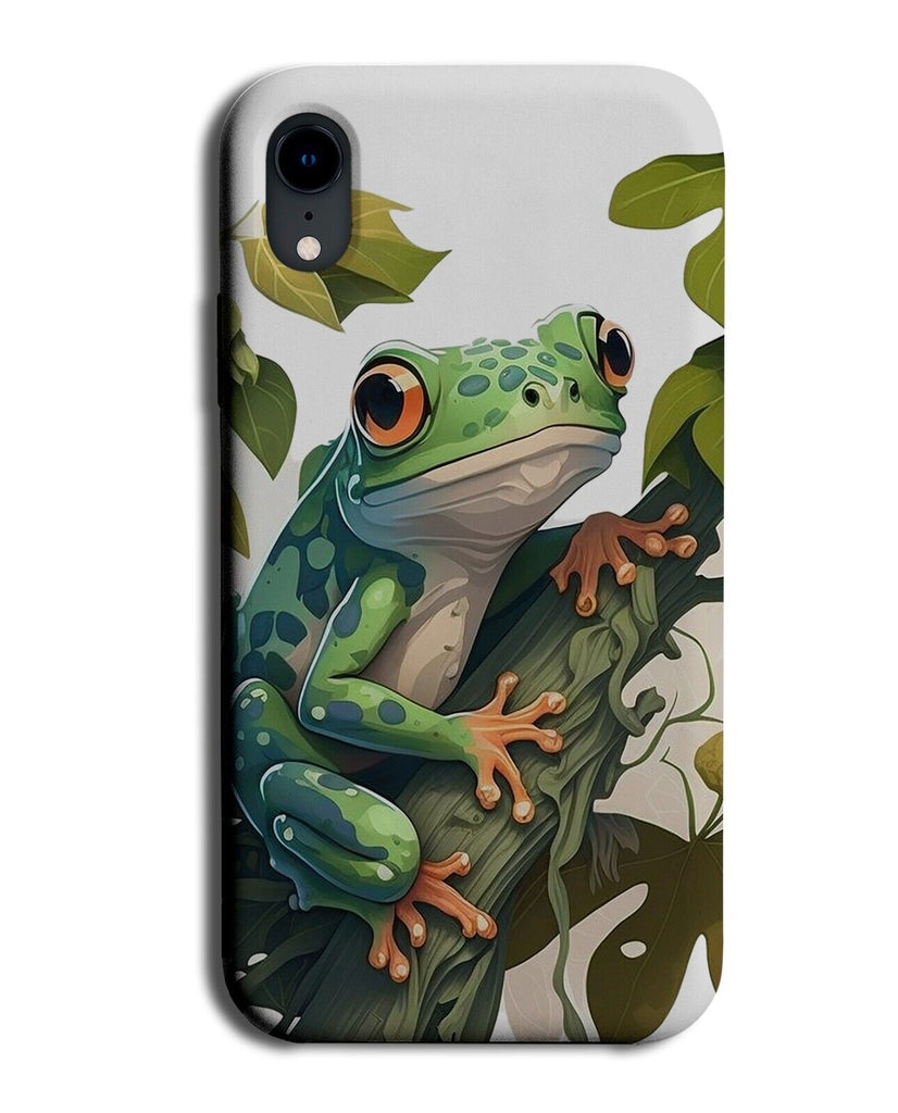 Tree Frog Clipart Phone Case Cover Frogs Character On Trees Branch Branches BB88