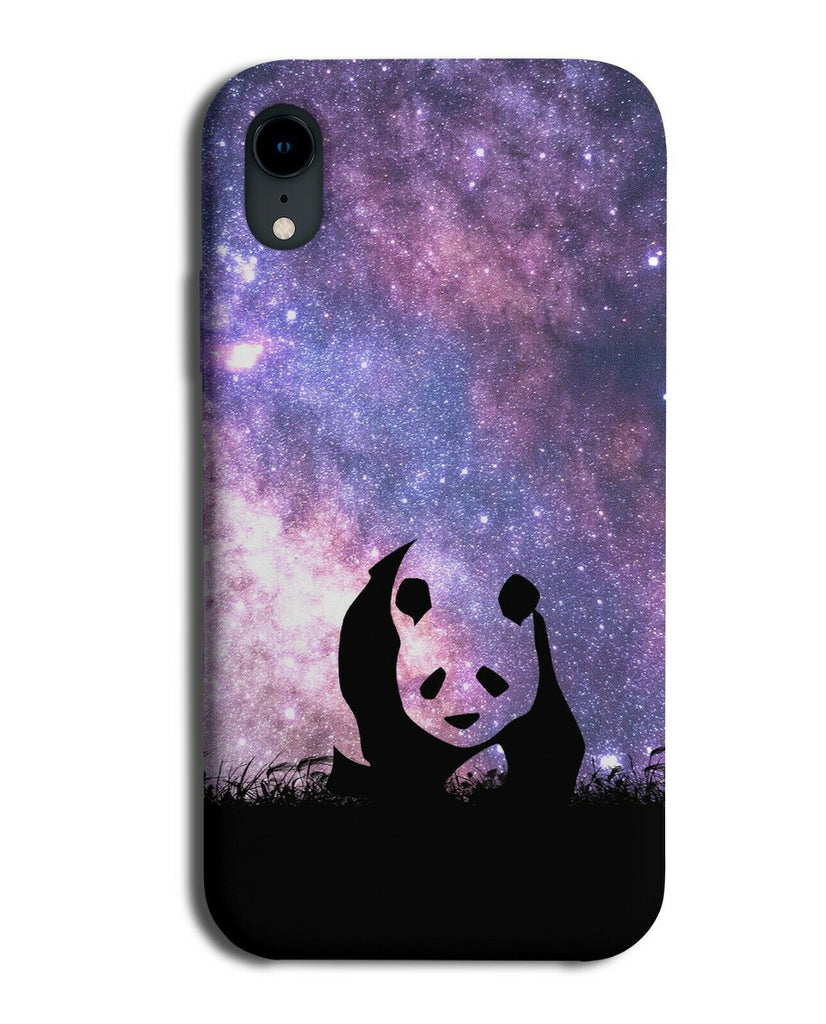 Panda Bear Phone Case Cover Giant Pandas Space Stars Night Sky i187