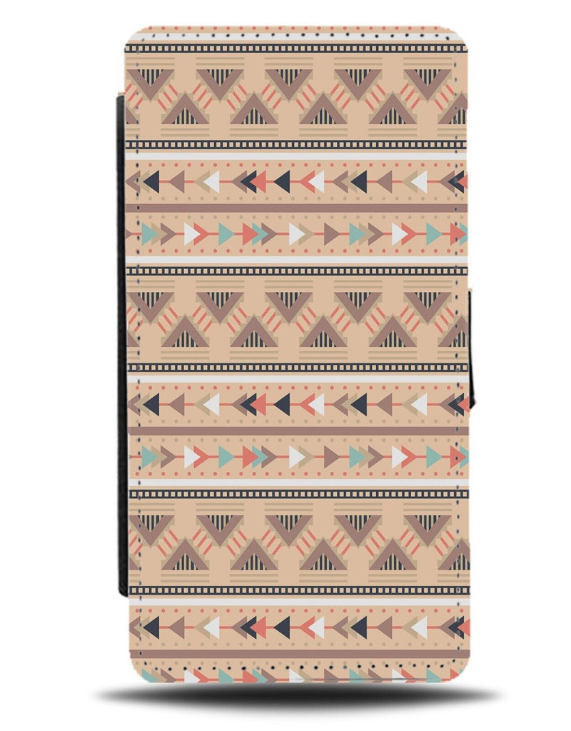 Boho Arrows Flip Wallet Case Arrow Bohos Pattern Design Style Indian Red BB94