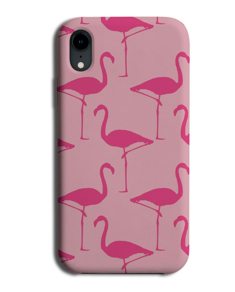 Baby Pink and Hot Pink Flamingos Pattern Print Phone Case Cover Flamingo A286
