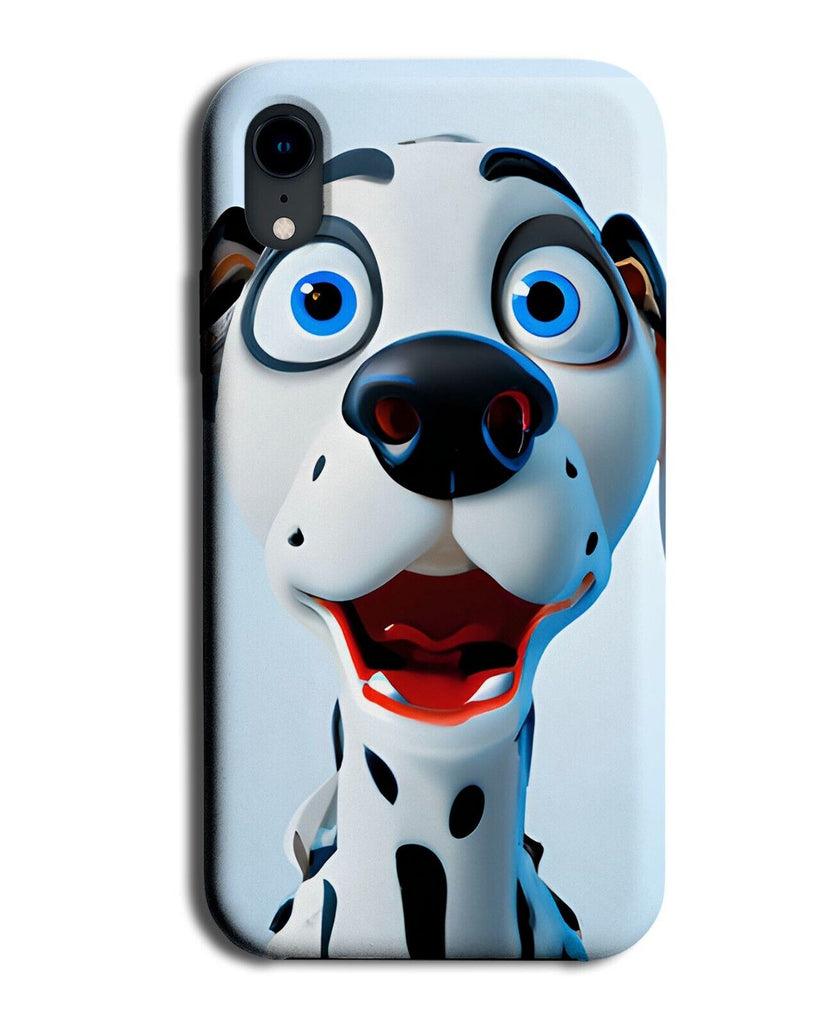 Animated Dalmatian Face Phone Case Cover Cartoon Dalmatians Dog Dalmation BF35