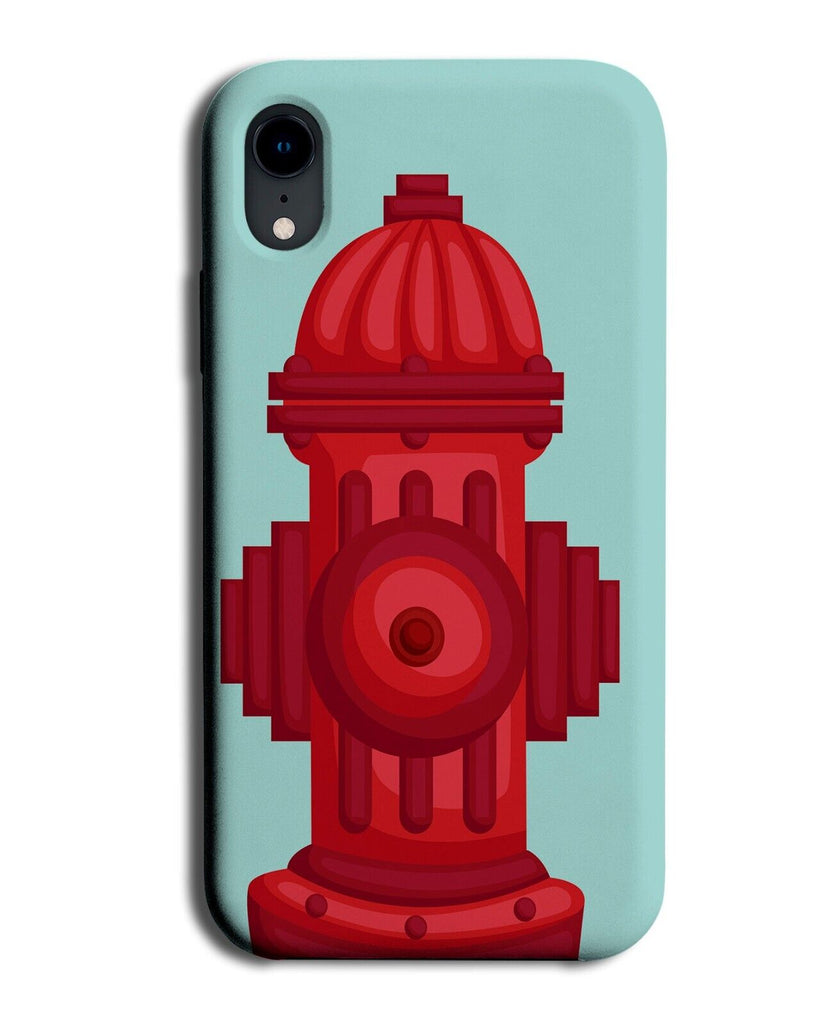 Fire Hydrant Phone Case Cover Hydrants Red Hose Cartoon New York Sidewalk Q818C