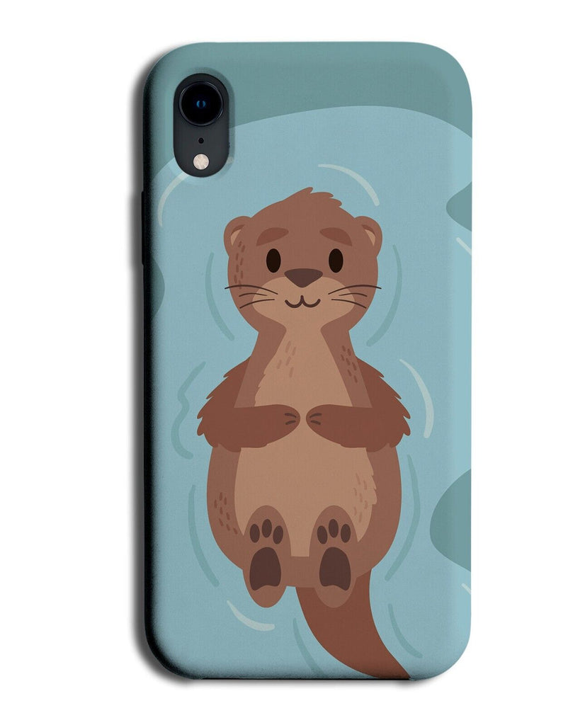 Floating Sea Otter Cartoon Phone Case Cover Otters Baby Otters Kids Childs BI24