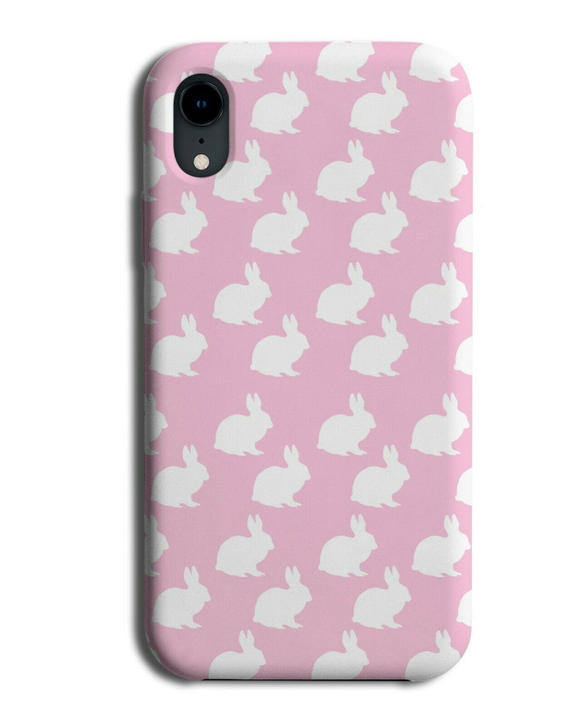 Pink and White Girly Kids Rabbit Pattern Phone Case Cover Bunnies C137