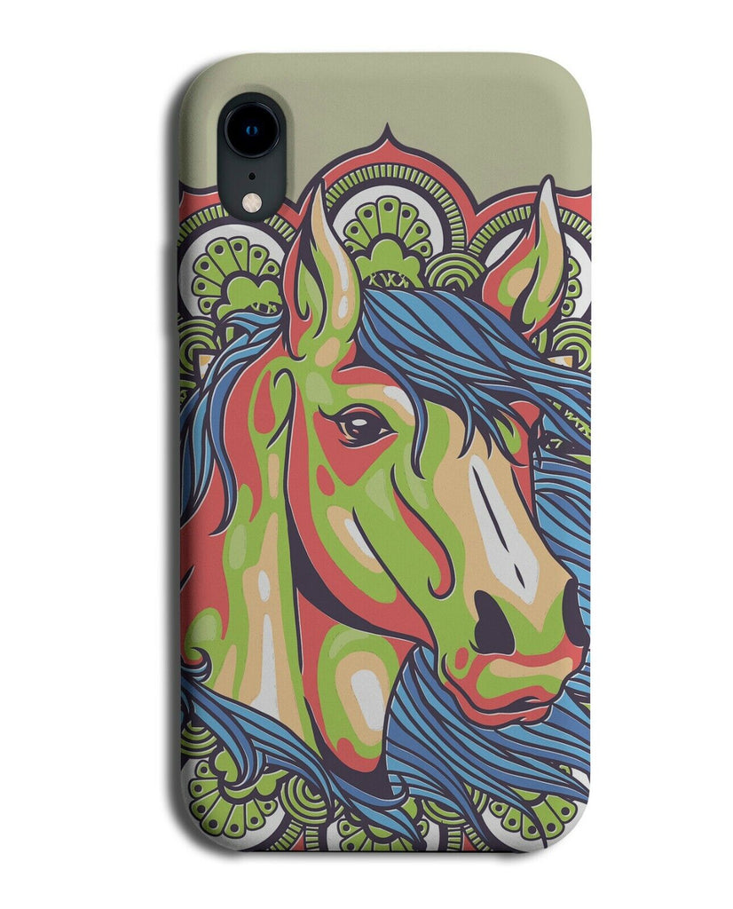 Buddhist Horse Design Phone Case Cover Hindu Pattern Shapes Buddist God J503